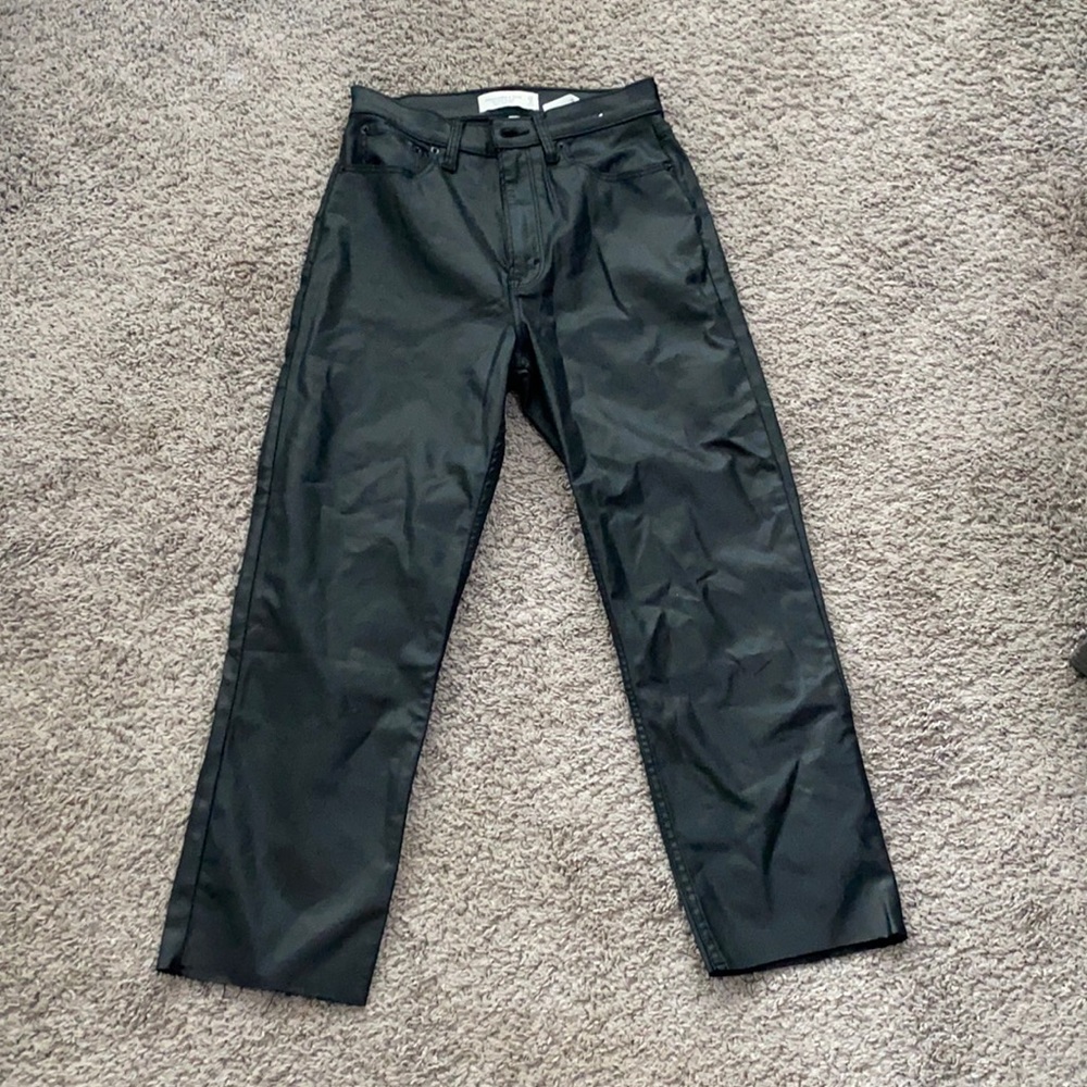 Abercrombie Leather Pants / Jeans